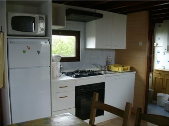 Cuisine du mobil-home Chalet